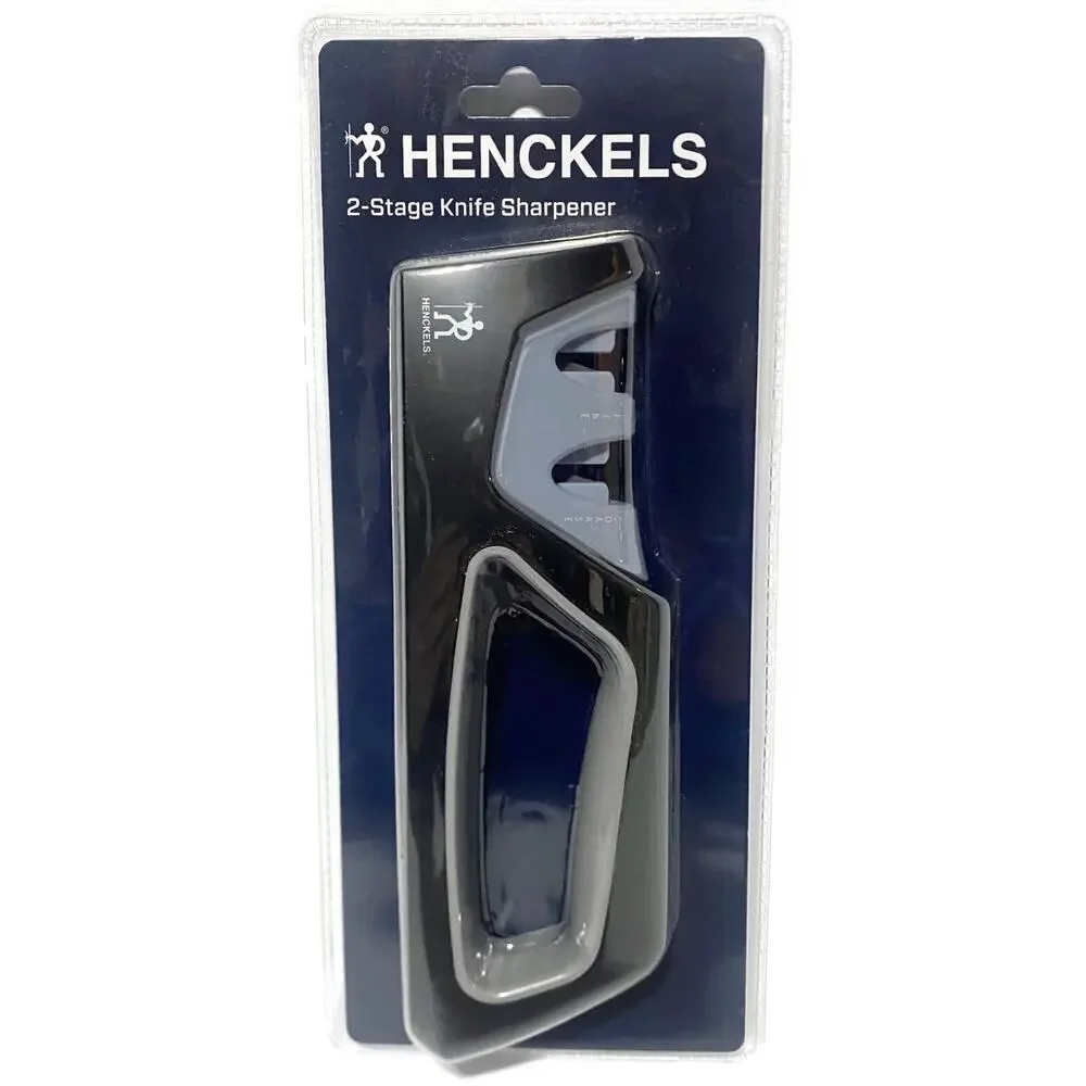 Henckels 2-Stage Coarse & Fine Ceramic Handheld Knife Sharpener Pull-Through